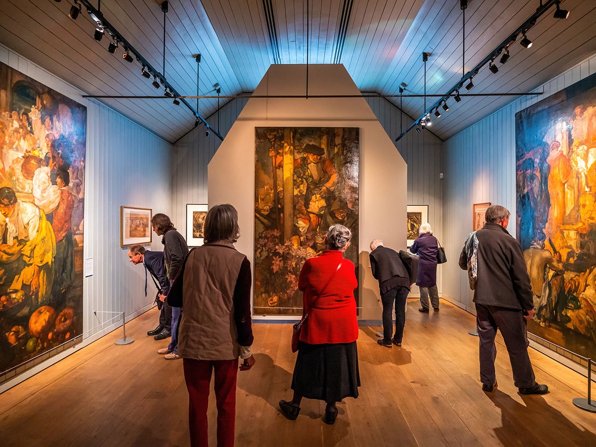 Frank Brangwyn's The Skinners' Hall Murals (1901-12) at Ditchling Museum of Art and Craft Courtesy of Ditchling Museum of Art and Craft