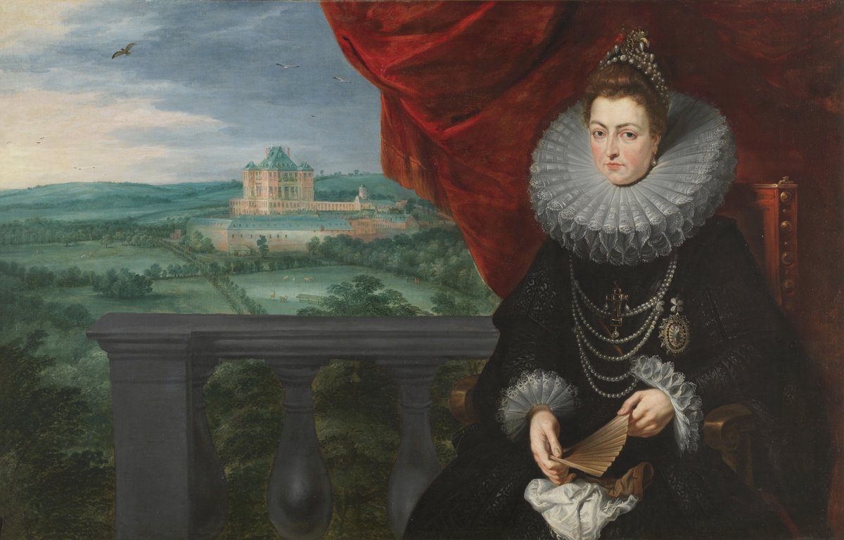 Peter Paul Rubens and Jan Brueghel the Elder's The Infanta Isabel Clara Eugenia (around 1615) Courtesy of Museo Nacional del Prado, Madrid
