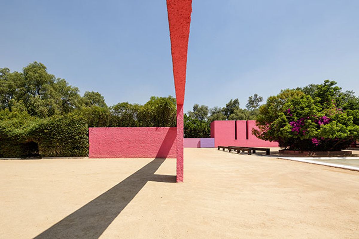 La Cuadra San Cristobal, designed by the Mexican architect Luis Barragán
Photo: Yannik Wegner; courtesy Fundación Fernando Romero