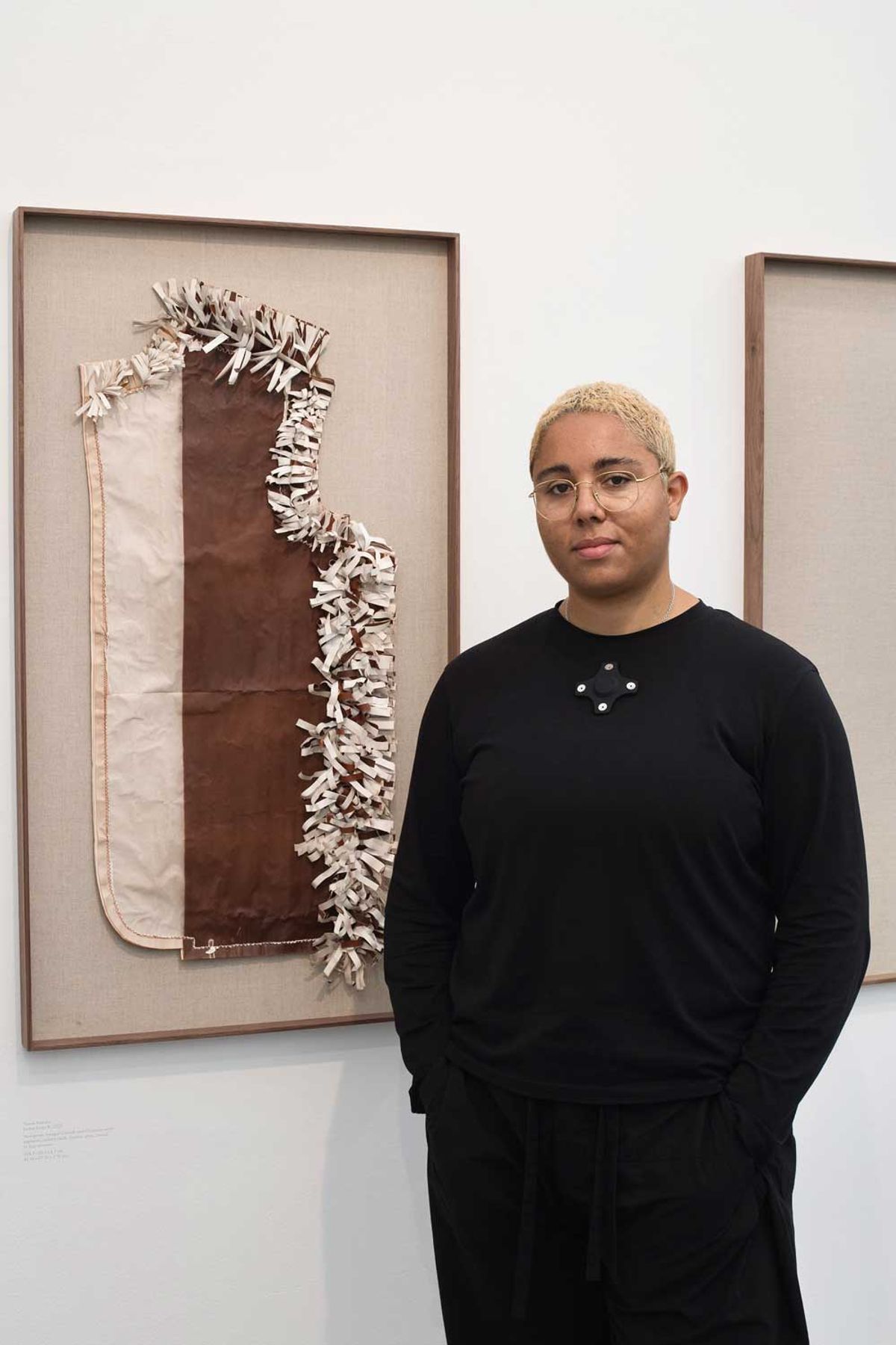Tanoa Sasraku: “ I’m very conscious about how I use materials and what their lifespan is … I want them to relate to the human body in a way”
Photo: Belinda Lawley