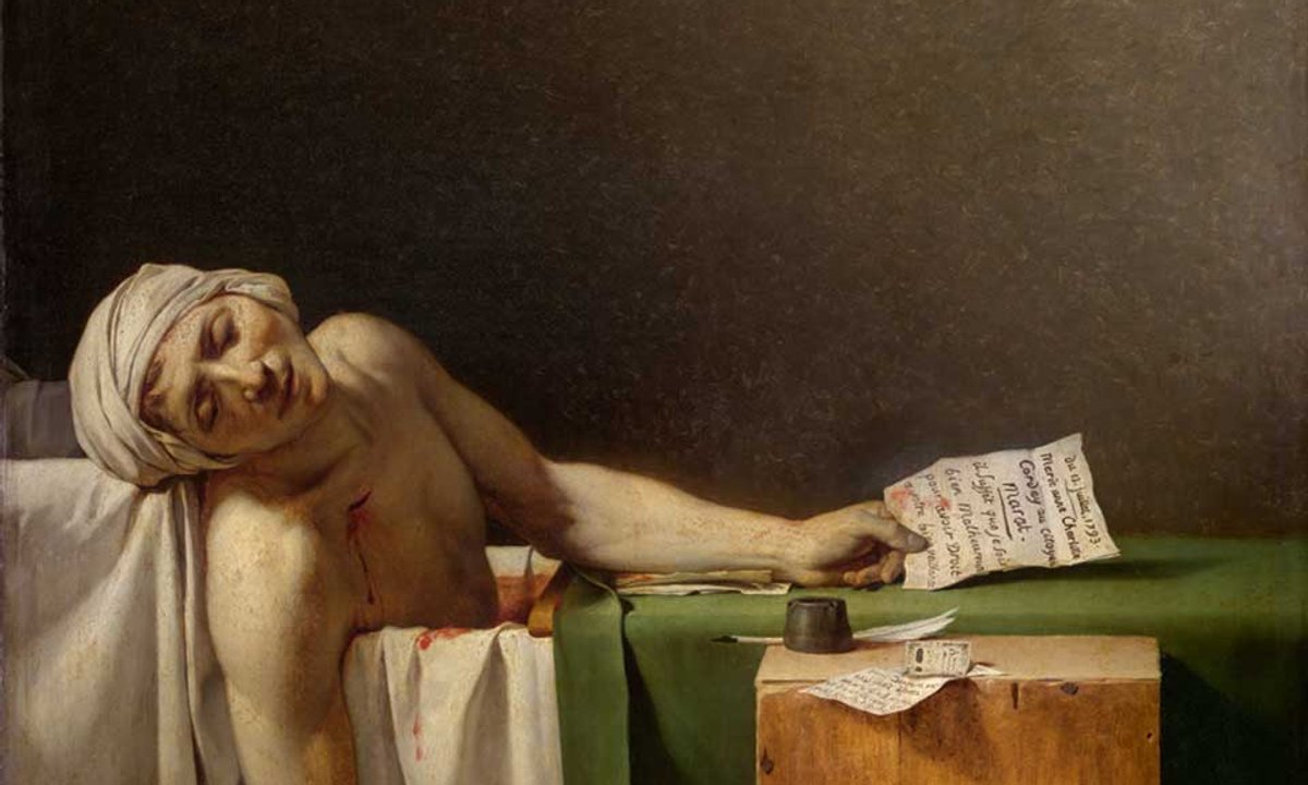 New book tells the tale of David's 'Death of Marat' through the eyes of a lifelong admirer