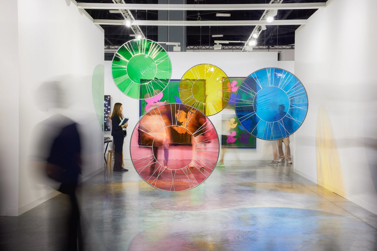 Art Basel Miami Beach, whose 2023 edition is pictured here, will hold its 2024 show this December
Courtesy of Art Basel