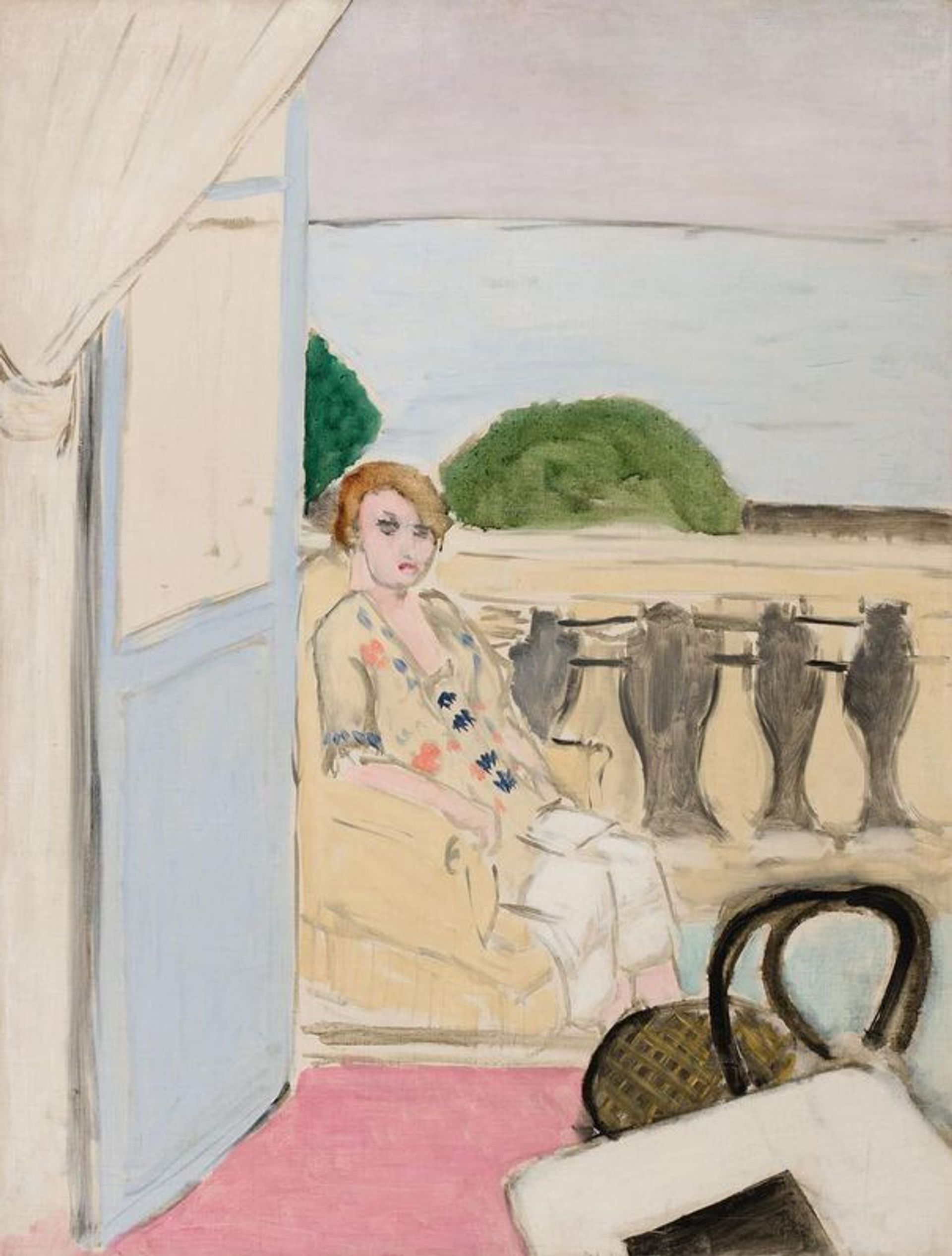 Henri Matisse, Femme assise sur un balcon (1919) 