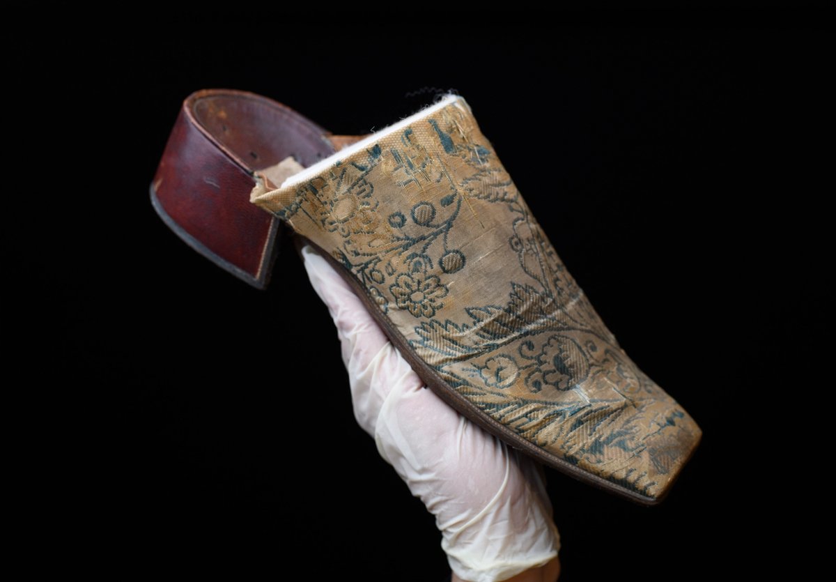 Rare silk slipper believed to have been worn by James I
Courtesy of the National Trust