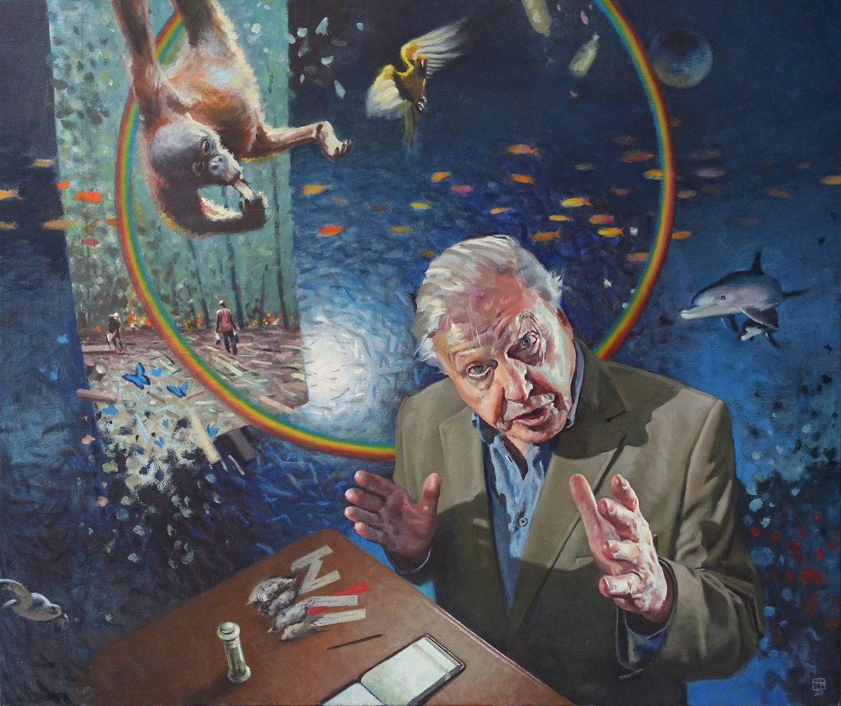 He’s a natural—David Attenborough picture is star of the show at Royal