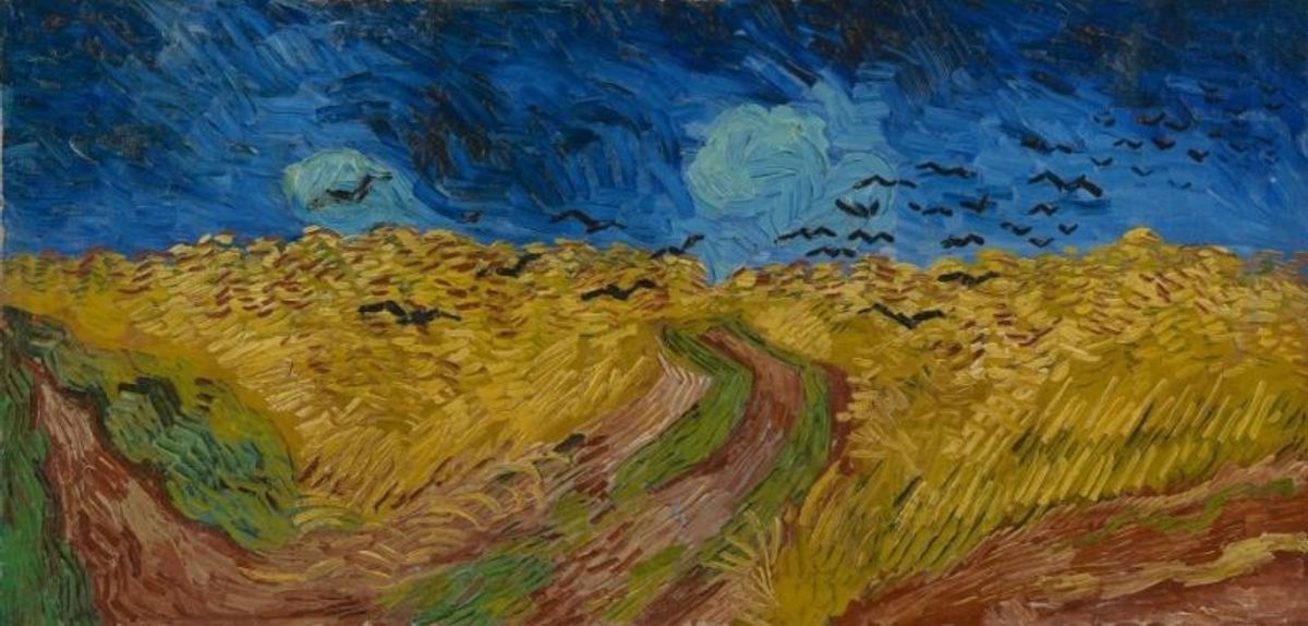 Van Gogh’s Wheatfield with Crows (July 1890) Courtesy of the Van Gogh Museum, Amsterdam (Vincent van Gogh Foundation)