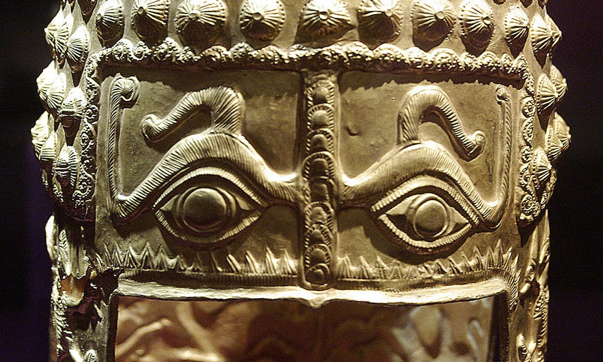 Ancient golden helmet recovered after Dutch museum heist