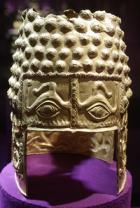 Ancient golden helmet recovered after Dutch museum heist