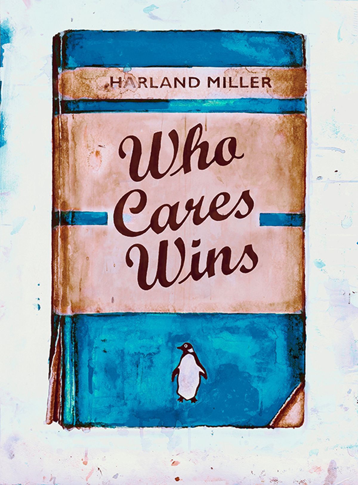Harland Miller's Who Cares Wins (2020) Courtesy of White Cube and the artist