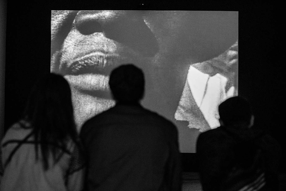 Museumgoers at the Art Institute of Chicago’s exhibition Never a Lovely So Real: Photography and Film in Chicago. The show was part of the umbrella initiative Art Design Chicago 2018. Courtesy of Terra Foundation for American Art