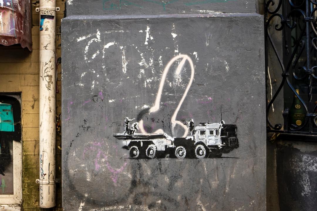 Banksy R Banksy in Ukraine: seven new works appear in war-torn sites