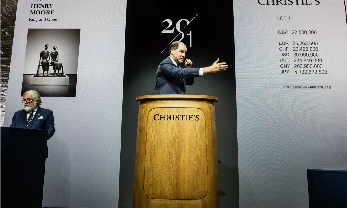 Henry Moore and Dorothea Tanning set records at Christie's triple-header sale in London