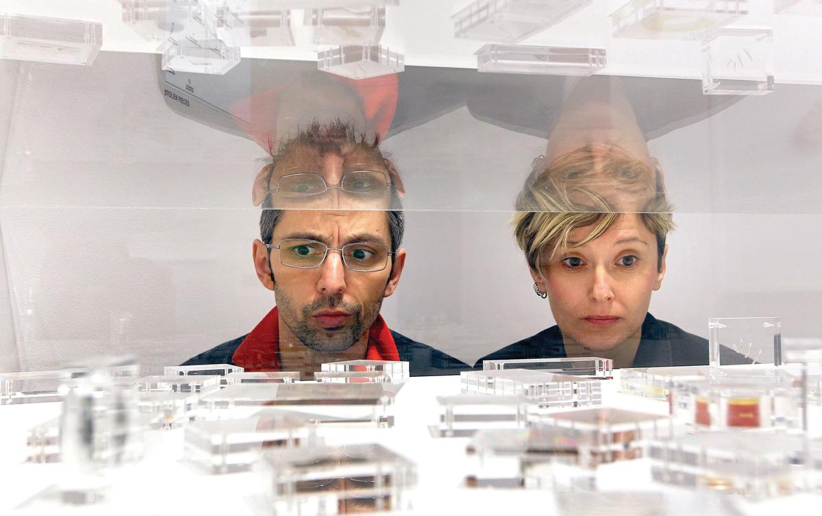 Franco and Eva Mattes with Stolen Pieces (1995-97) © Kirsty Wigglesworth/AP