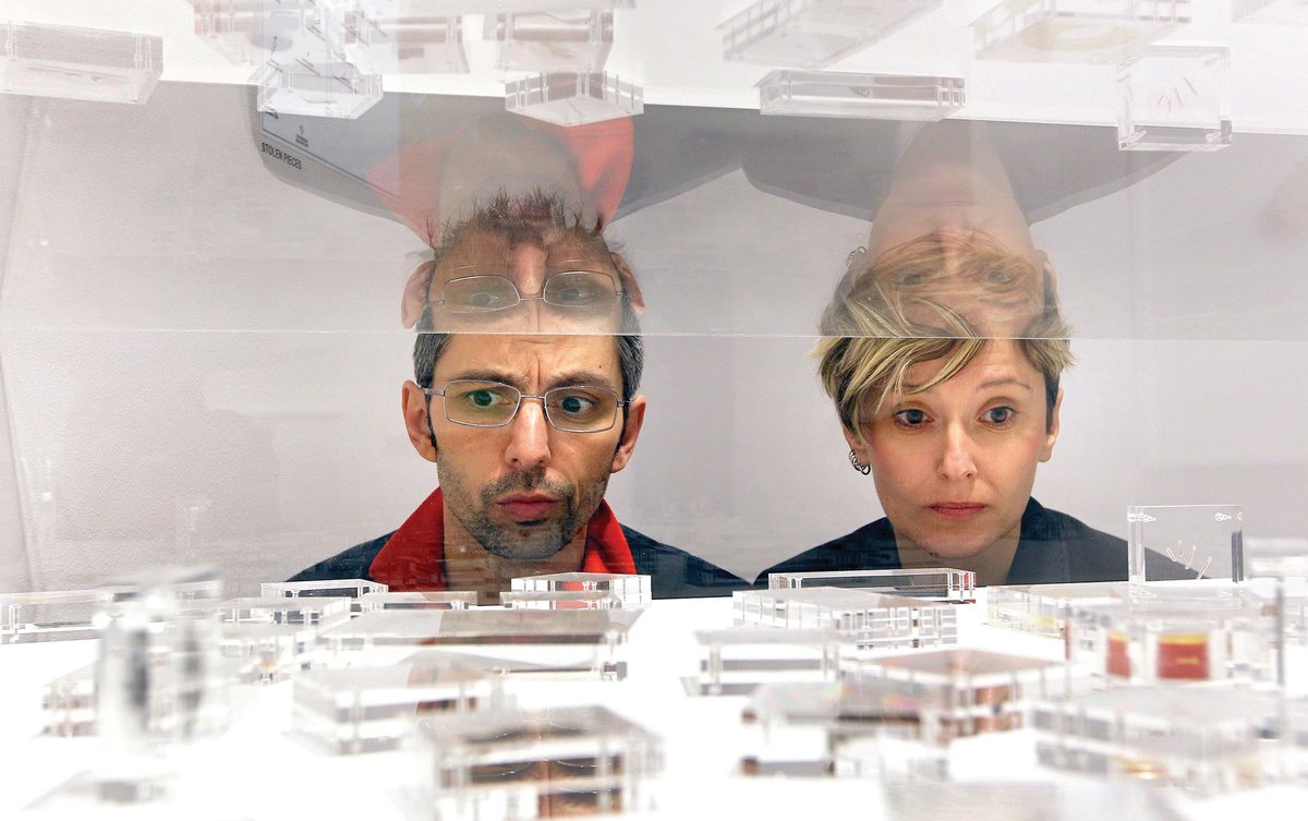 Franco and Eva Mattes with Stolen Pieces (1995-97) © Kirsty Wigglesworth/AP