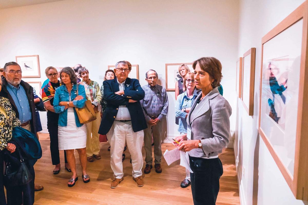 A docent leads a tour at the Gibbes Museum of Art in Charleston, South Carolina. Across the US, these volunteer museum guides are being replaced by paid educators

Photo: Jeffrey Isaac Greenberg 3+/Alamy Stock Photo