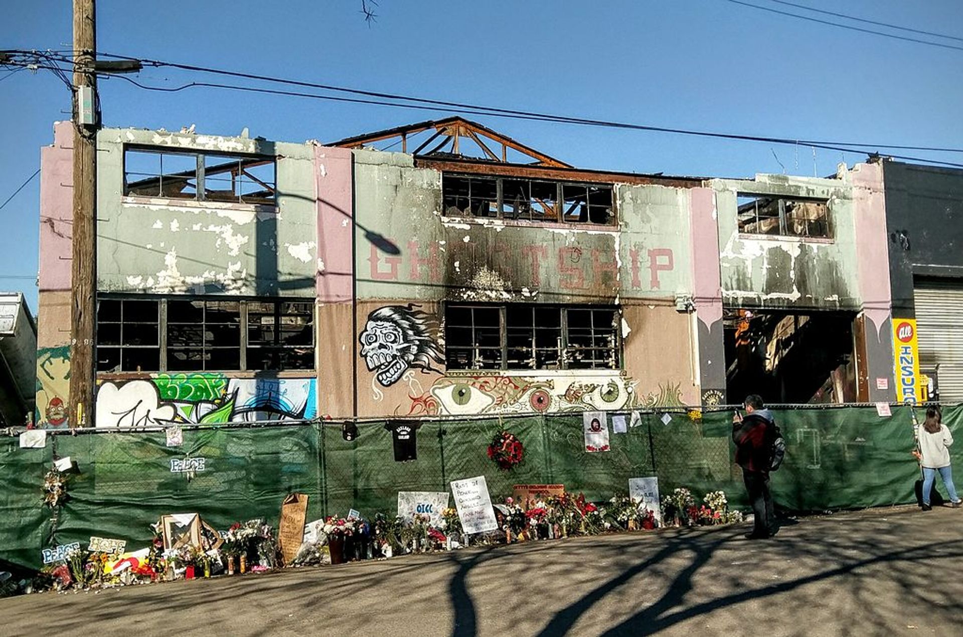 The Ghost Ship warehouse in Oakland, California, where 36 died in a fire in December 2016. Jim Heaphy, via Creative Commons