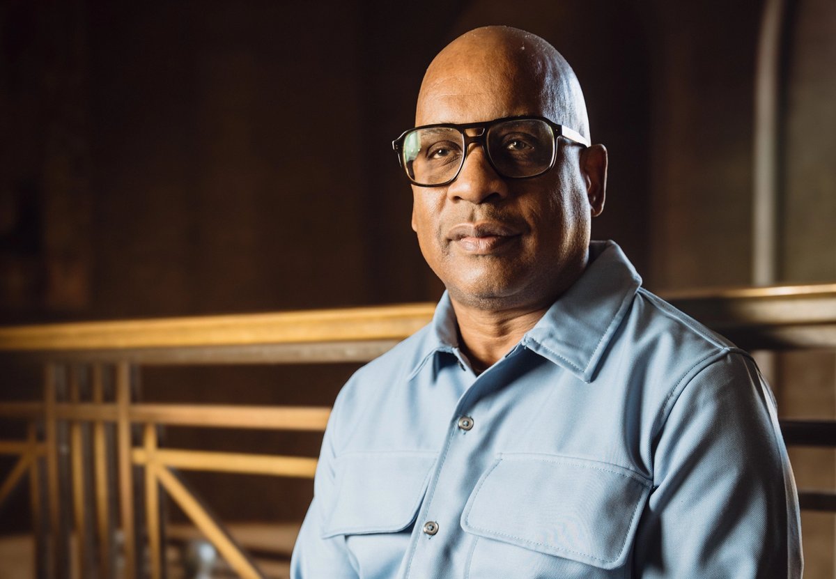 Glenn Ligon has been engaging with the historic collections at the Fitzwilliam Museum for his new exhibition
Photo: Rob Hill