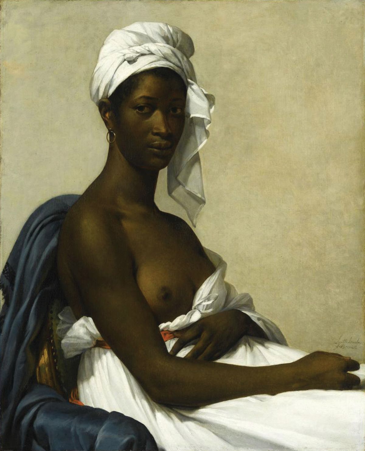Marie-Guillemine Benoist’s Portrait of a Negress (1800) was renamed Portrait of Madeleine in a recent exhibition. “In reclaiming her name [...] the subject was to regain some measure of her humanity,” writes Edugyan Image courtesy of Musée du Louvre