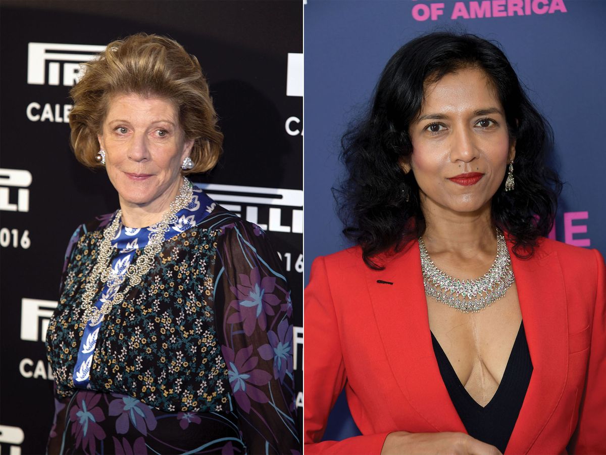 The philanthropist Agnes Gund (left) and the writer, artist and film-maker Tanya Selvaratnam (right) are supporters of Kamala Harris's campaign Gund: Daniel Leal-Olivas / PA Images / Alamy Stock Photo. Selvaratnam: Unique Nicole / Getty Images