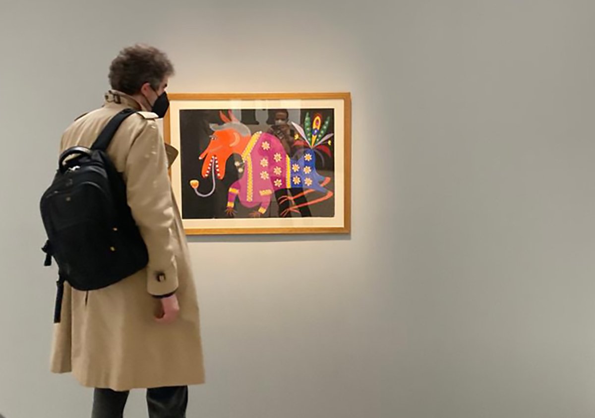 A work by Maria Prymachenko has been included in the Venice Biennnale's main exhibition The Milk of Dreams © The Art Newspaper