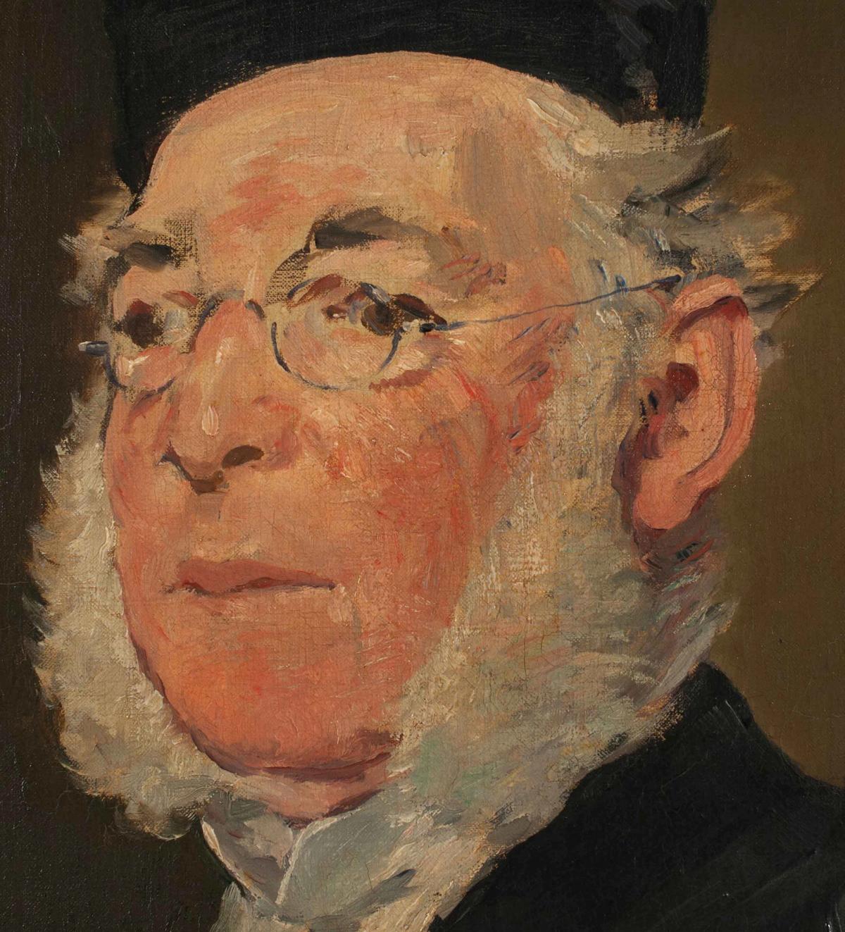 A detail of Manet's Portrait of Monsieur Jules Dejouy (1879) © Amgueddfa Cymru - National Museum Wales