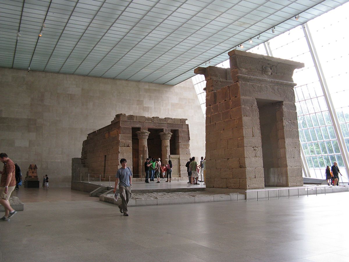 The Met's Sackler Wing houses the Temple of Dendur Yair Haklai