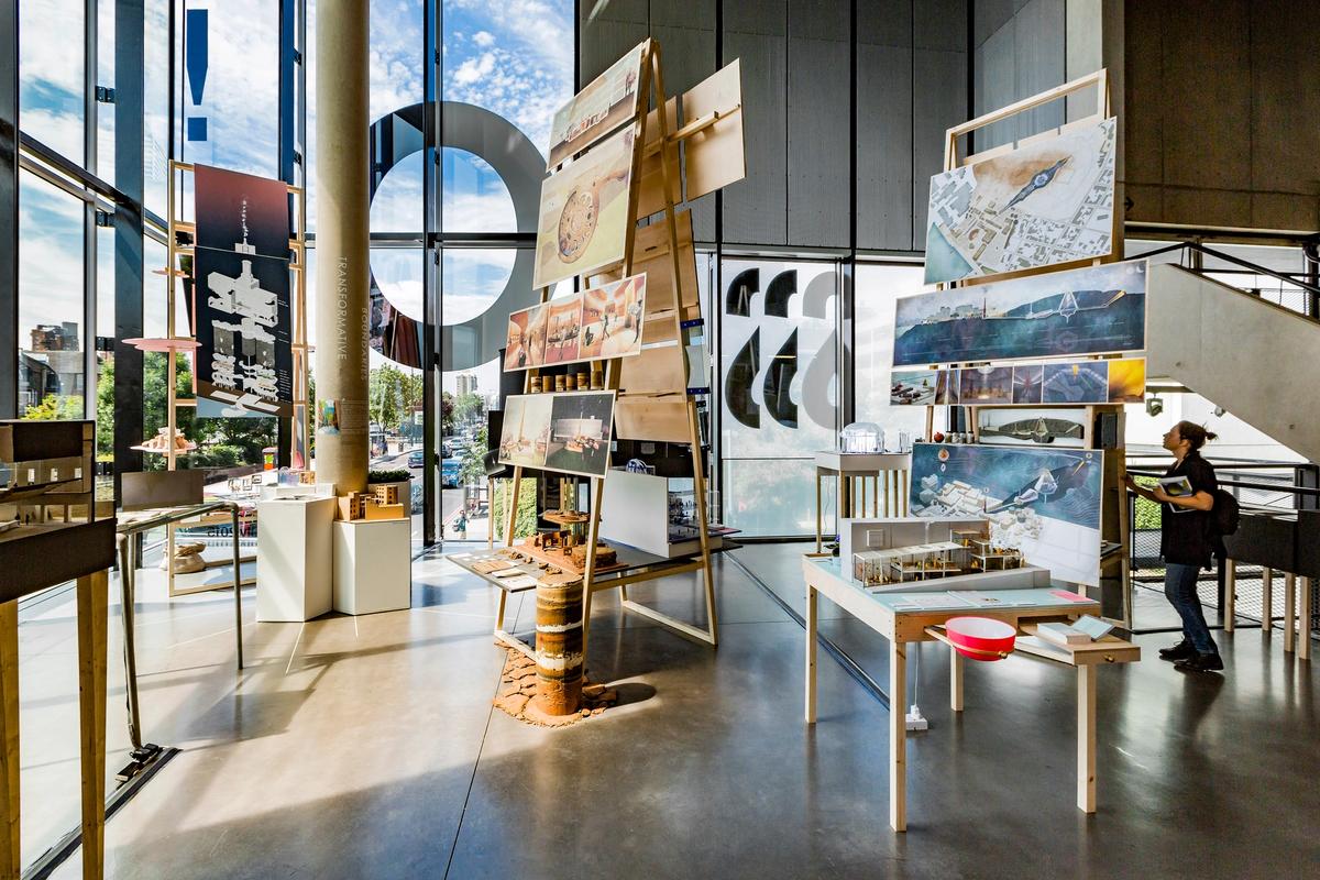 A student exhibition at the Royal College of Art Photo: Richard Haughton