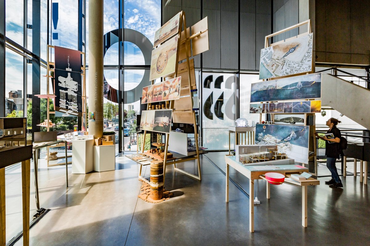 A student exhibition at the Royal College of Art Photo: Richard Haughton