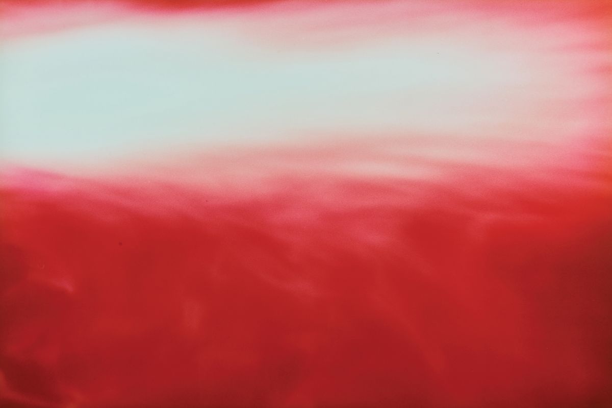 The show includes Bloodscape X (1987) by Andres Serrano 
© Andres Serrano, courtesy of the artist and Galerie Nathalie Obadia, Paris/Brussels