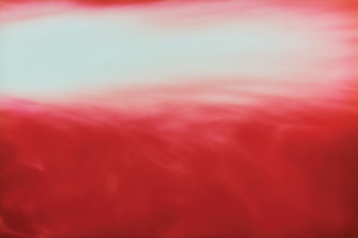 The show includes Bloodscape X (1987) by Andres Serrano
© Andres Serrano, courtesy of the artist and Galerie Nathalie Obadia, Paris/Brussels