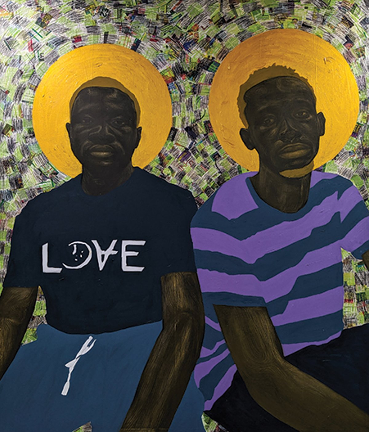 Collins Obijiaku’s Papa and Joshua (2020) Courtesy the artist and ADA contemporary art gallery