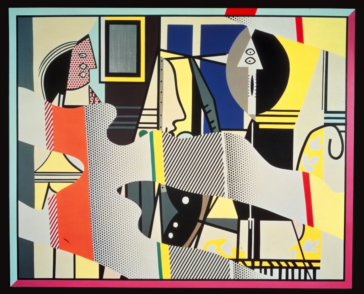 Roy Lichtenstein, Reflections on "Painter and Model", 1990. © Estate of Roy Lichtenstein