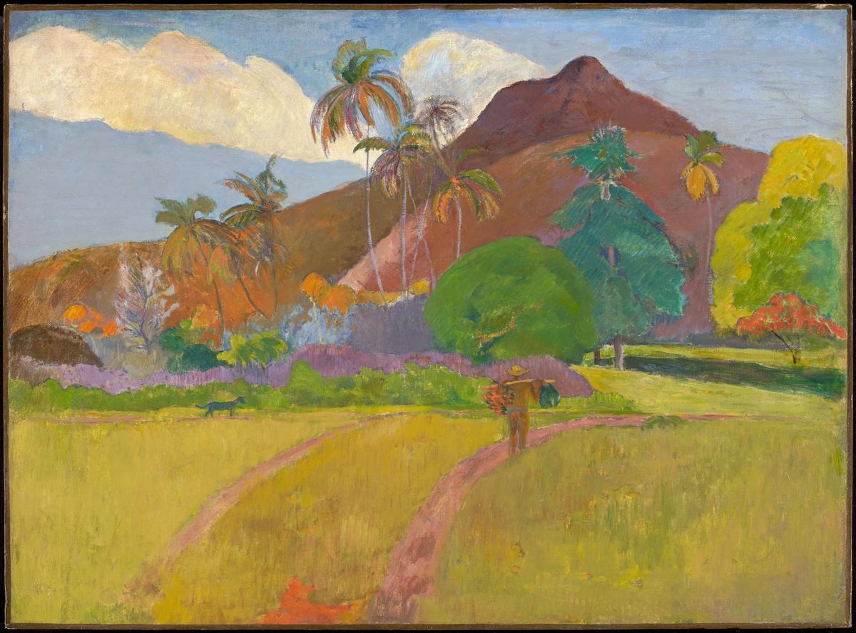 Paul Gauguin, Paysage tahitien (1891)
courtesy Minneapolis Institute of Art. The Julius C. Eliel Memorial Fund / Minneapolis Institute of Art