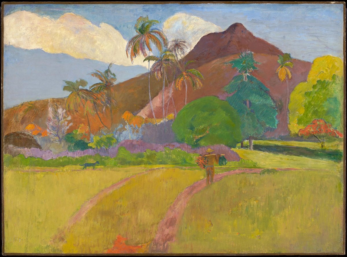 Paul Gauguin, Paysage tahitien (1891)
courtesy Minneapolis Institute of Art. The Julius C. Eliel Memorial Fund / Minneapolis Institute of Art