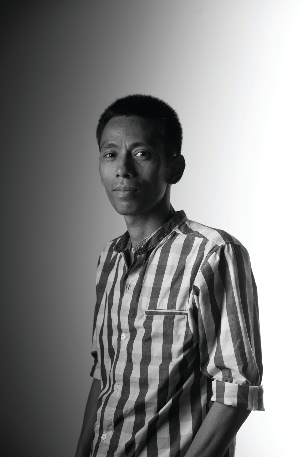 Moe Satt: “We ask the art world to please stay with us.” Courtesy of Nova Contemporary.