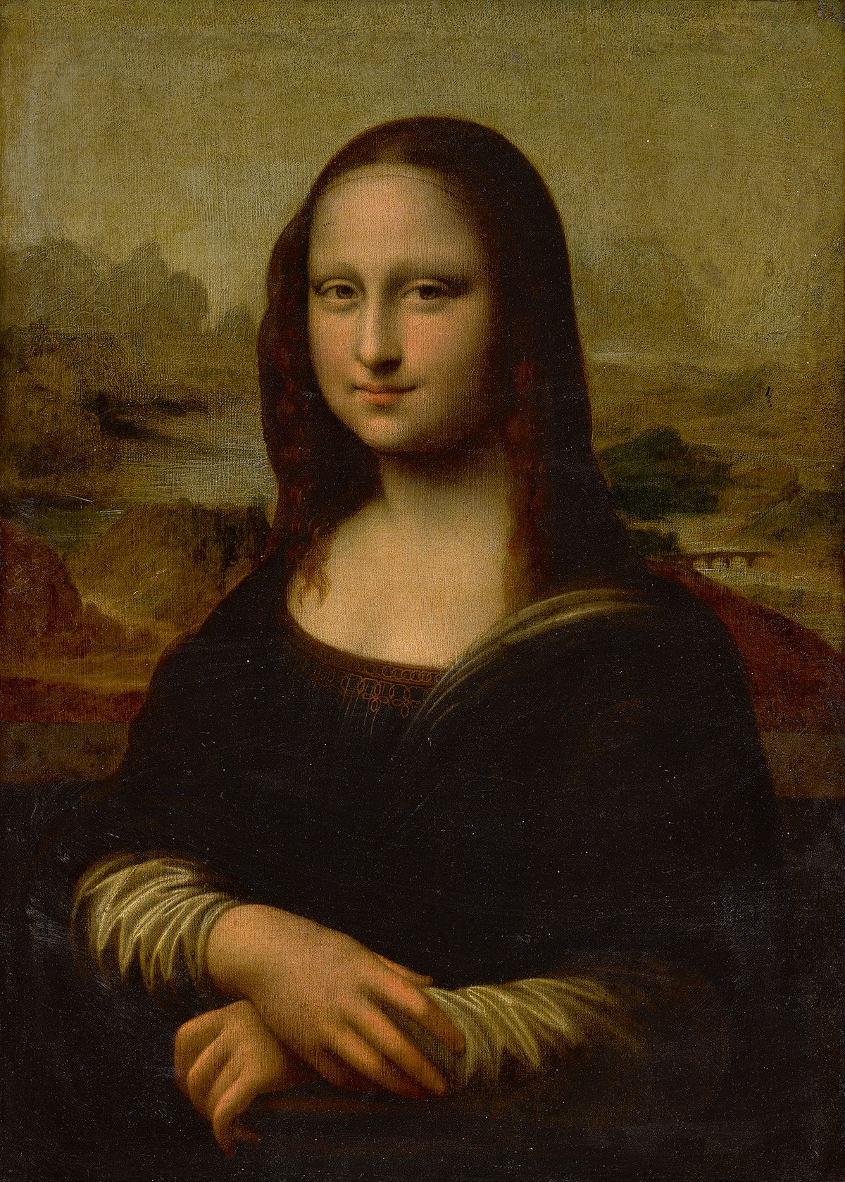 Mona Lisa by a follower of Leonardo da Vinci (17th century) Courtesy of Sotheby's