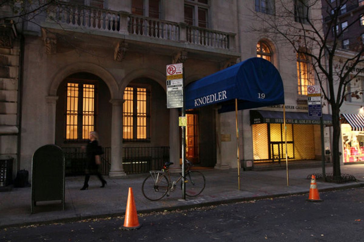 The Knoedler gallery, which closed in 2011 