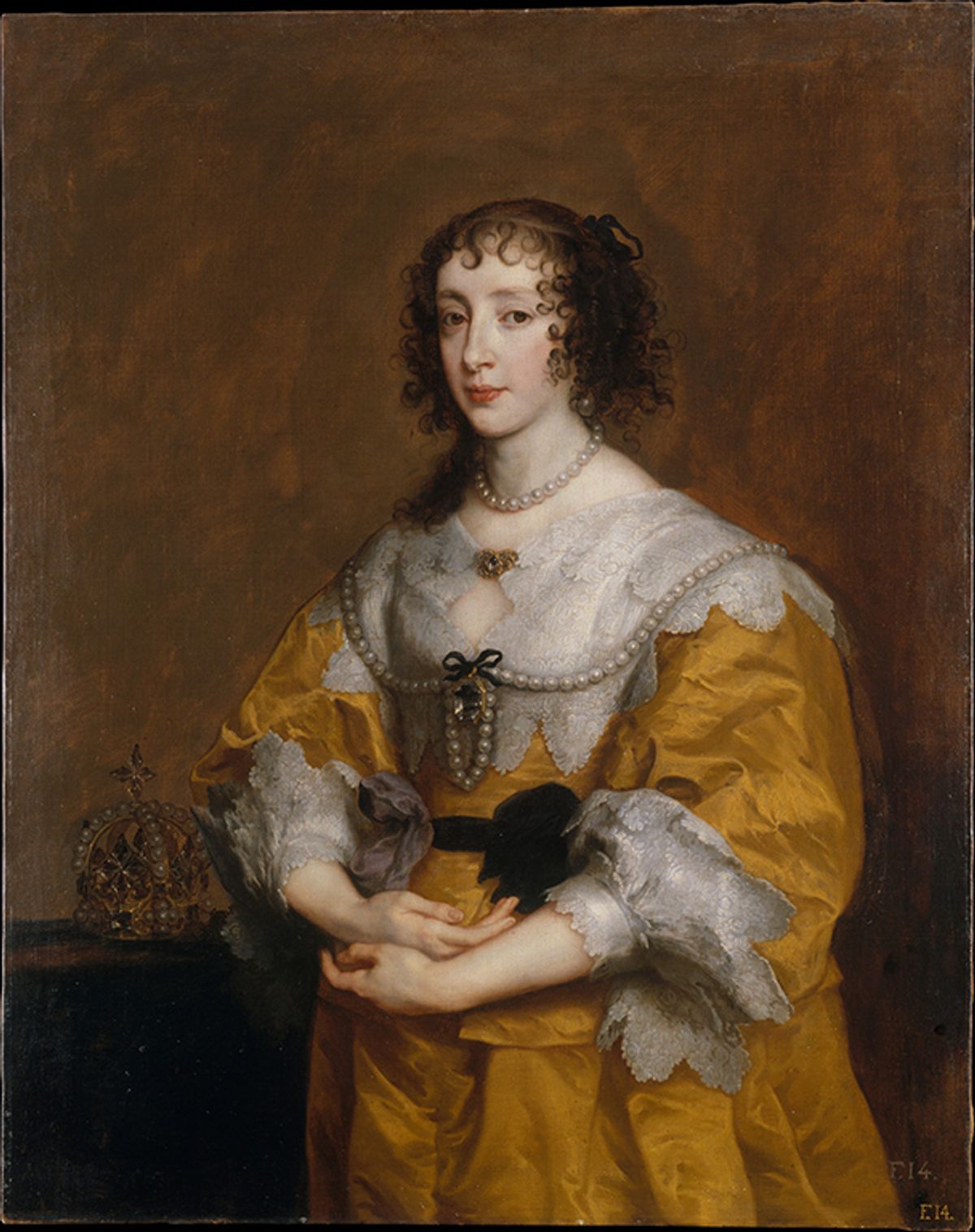 Anthony van Dyck's Queen Henrietta Maria (1636), part of a bequest by Jayne Wrightsman Metropolitan Museum of Art, New York, Bequest of Mrs. Charles Wrightsman in honour of Annette de la Renta, 2019