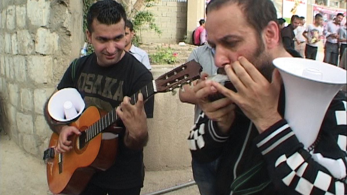 The Iraqi-Kurdish artist Hiwa K (right, in his video This Lemon Tastes of Apple, 2011) had his visa application denied twice before his solo show at the New Museum opening this month Hiwa K. Courtesy the artist; KOW, Berlin; and Prometeogallery di Ida Pisani, Milan/Lucca