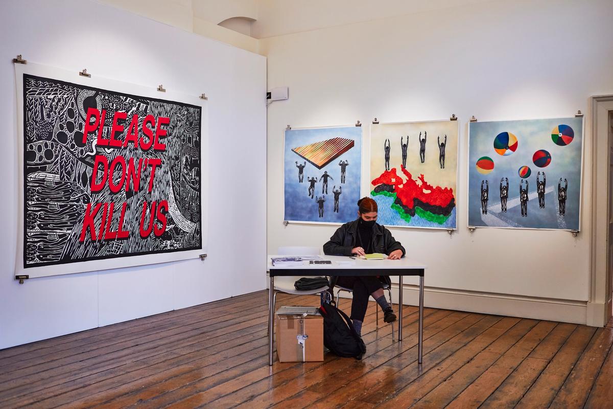 An installation view of 1-54 Contemporary African Art Fair in London Photo: Rocio Chacon. Courtesy of 1-54