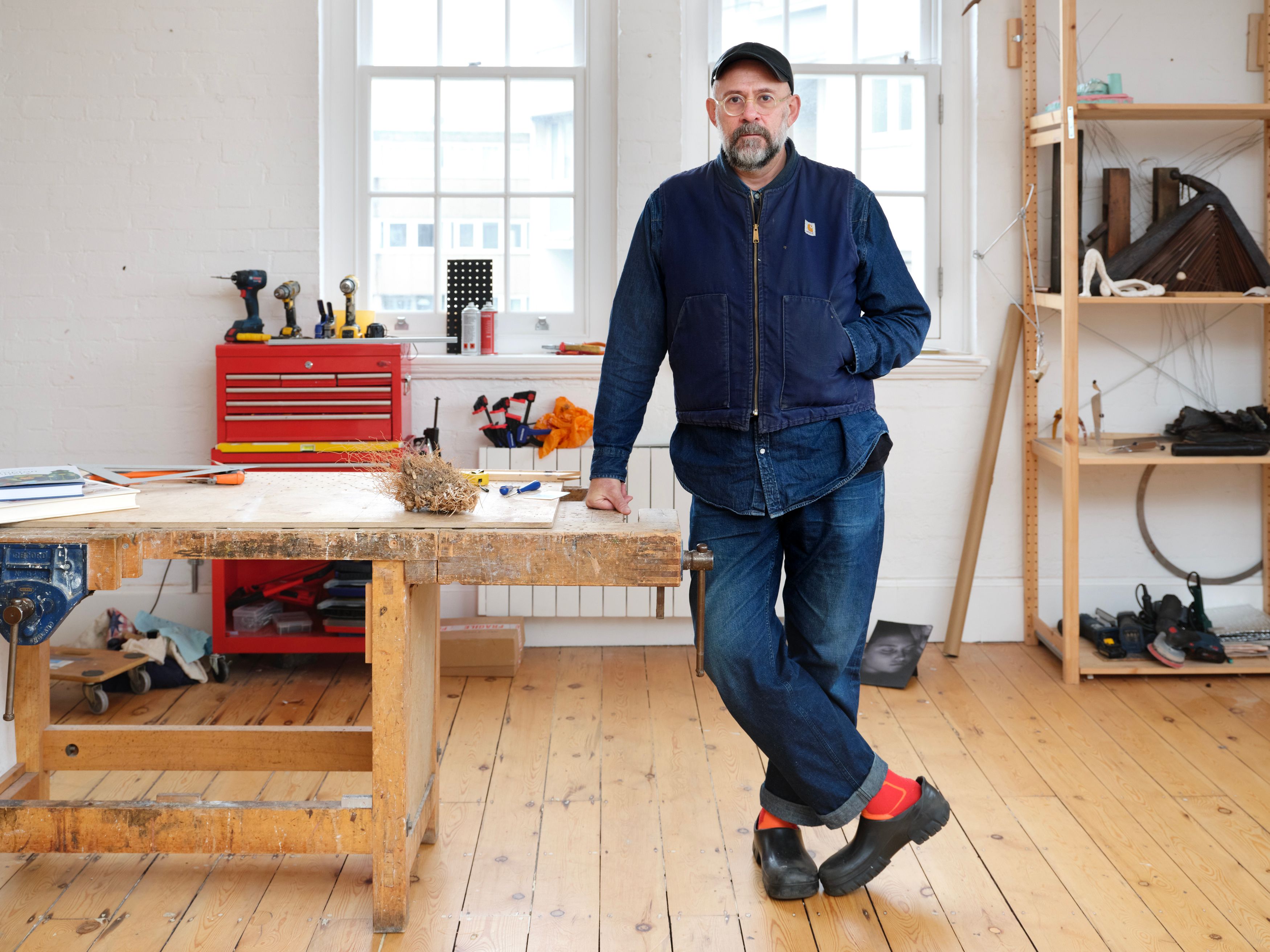 “I wanted my visions and my desires, or my perversions, to seep into the everyday“: Enrico David in his studio © White Cube/Eva Herzog