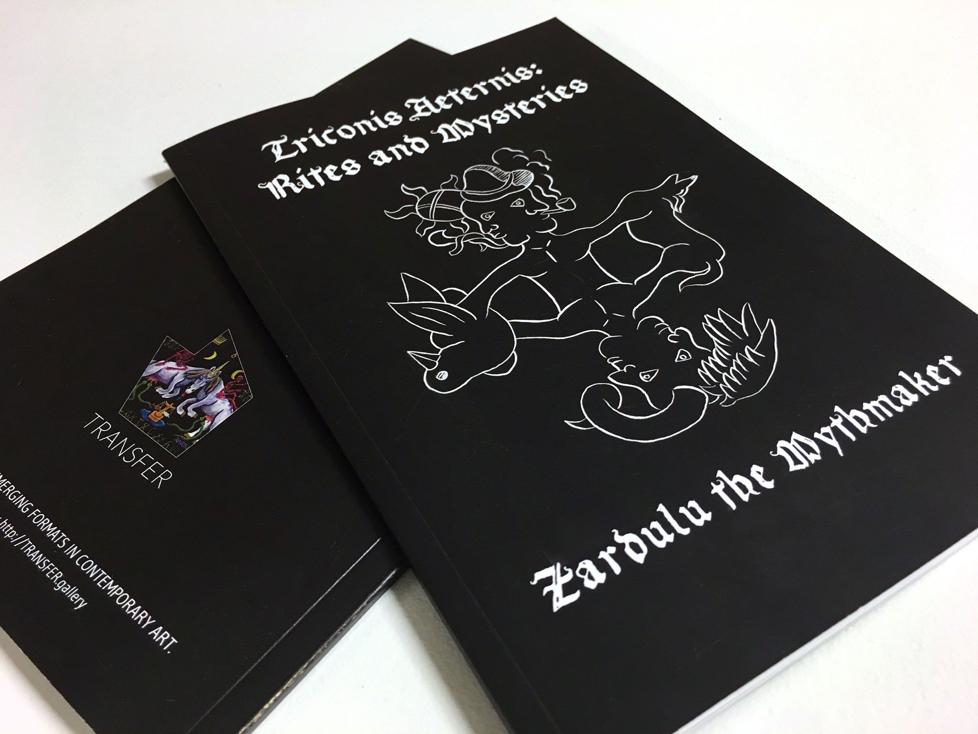 Triconis Aternis: Rites and Mysteries, an artist book from Zardulu the Mythmaker Courtesy of TRANSFER