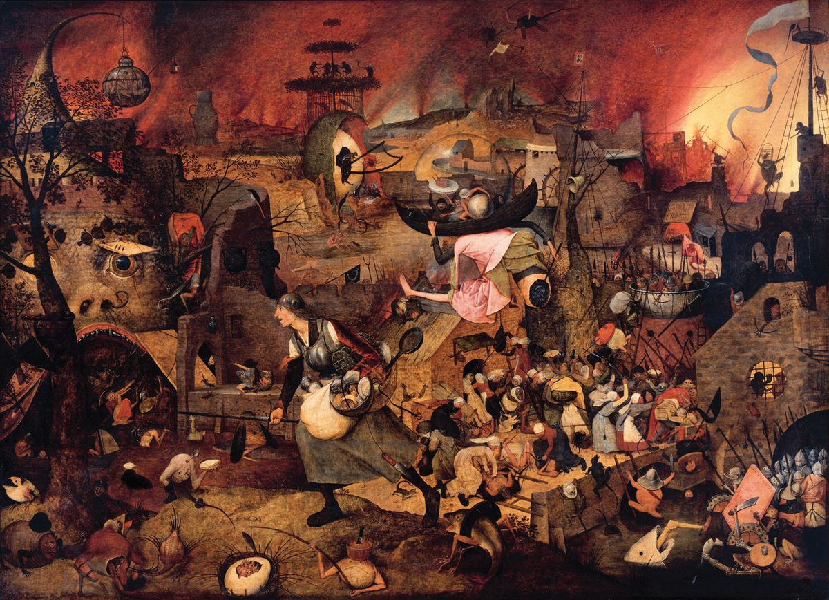 Bruegel’s Dulle Griet (around 1562) has been restored especially for the show © Museum Mayer van den Bergh, Antwerp, Belgium