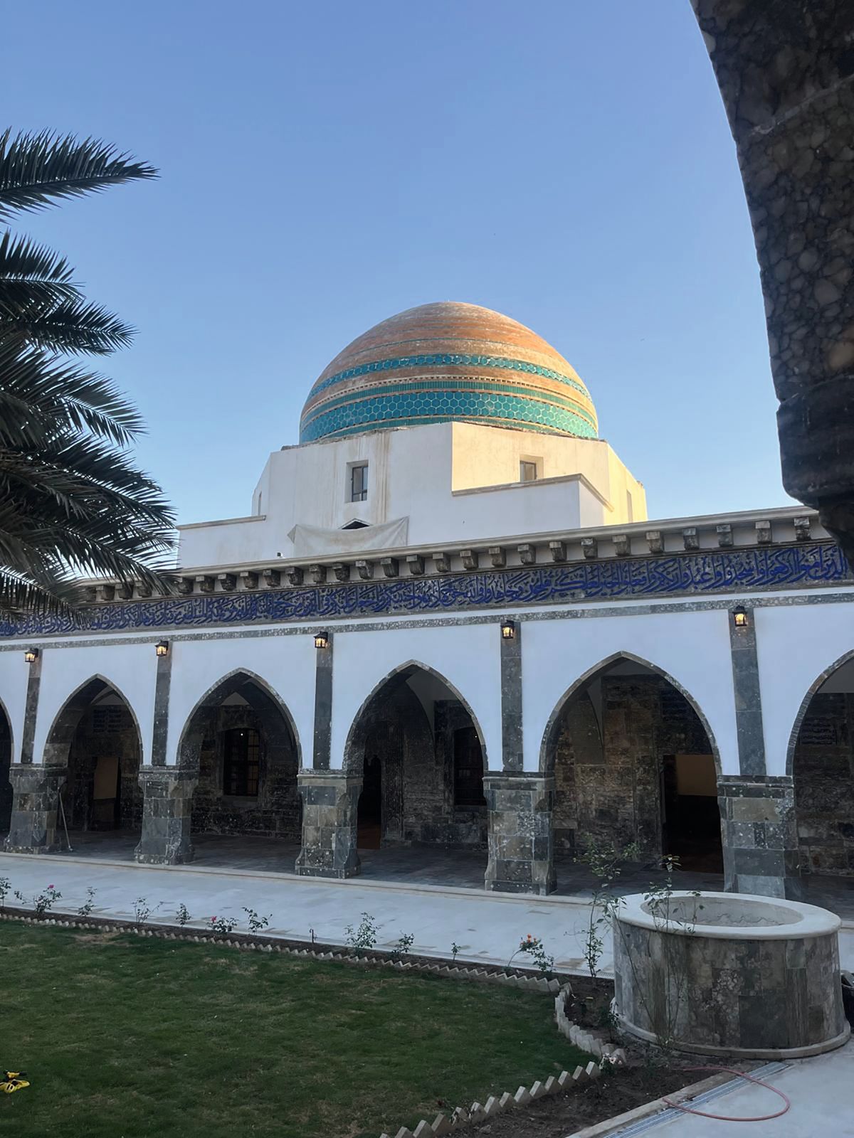 The Al-Raabiya Mosque—severely damaged during the battle to liberate the city from Isis in 2017—was one of several restored buildings revealed in October © ALIPH/Valéry Freland