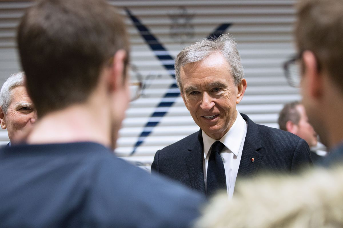 Bernard Arnault has pledged €200m to help rebuild the cathedral Wiki Commons