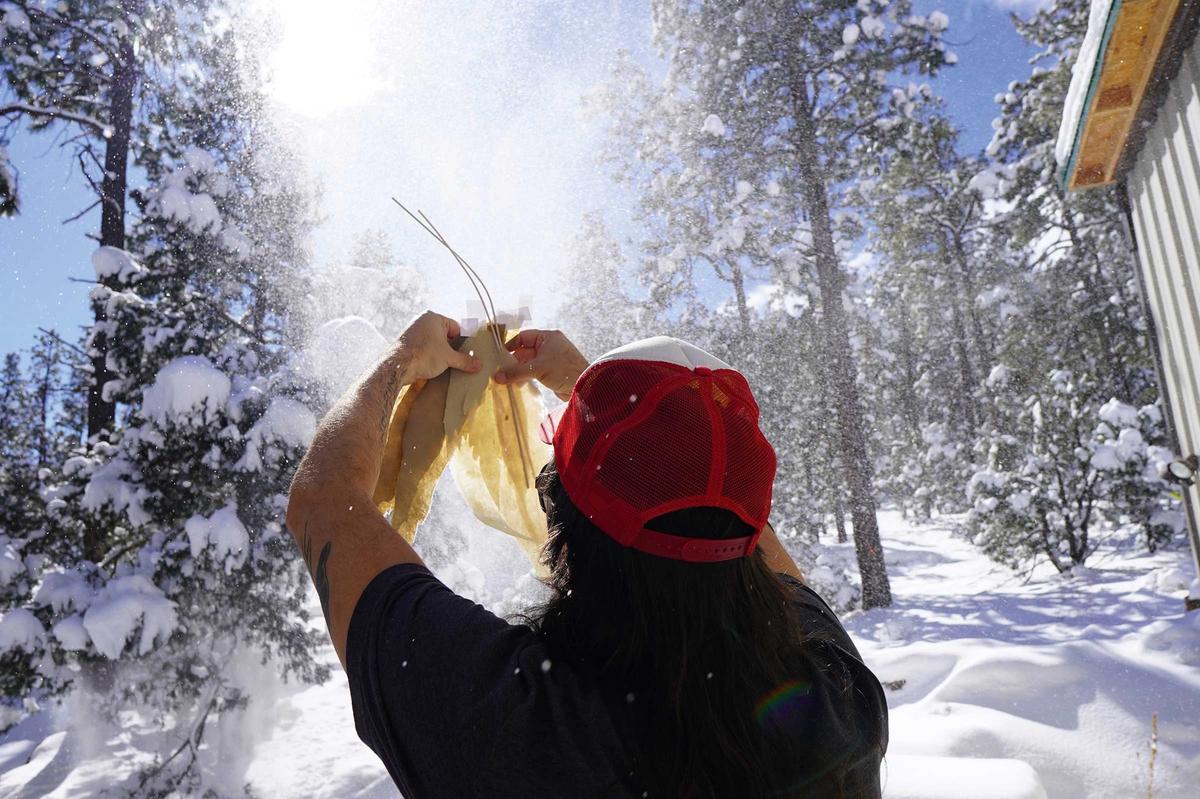 Cannupa Hanska Luger, whose work will be on show at the Hammer Museum in Breath(e): Toward Climate and Social Justice
Courtesy the artist and Hammer Museum; © Cannupa Hanska Luger