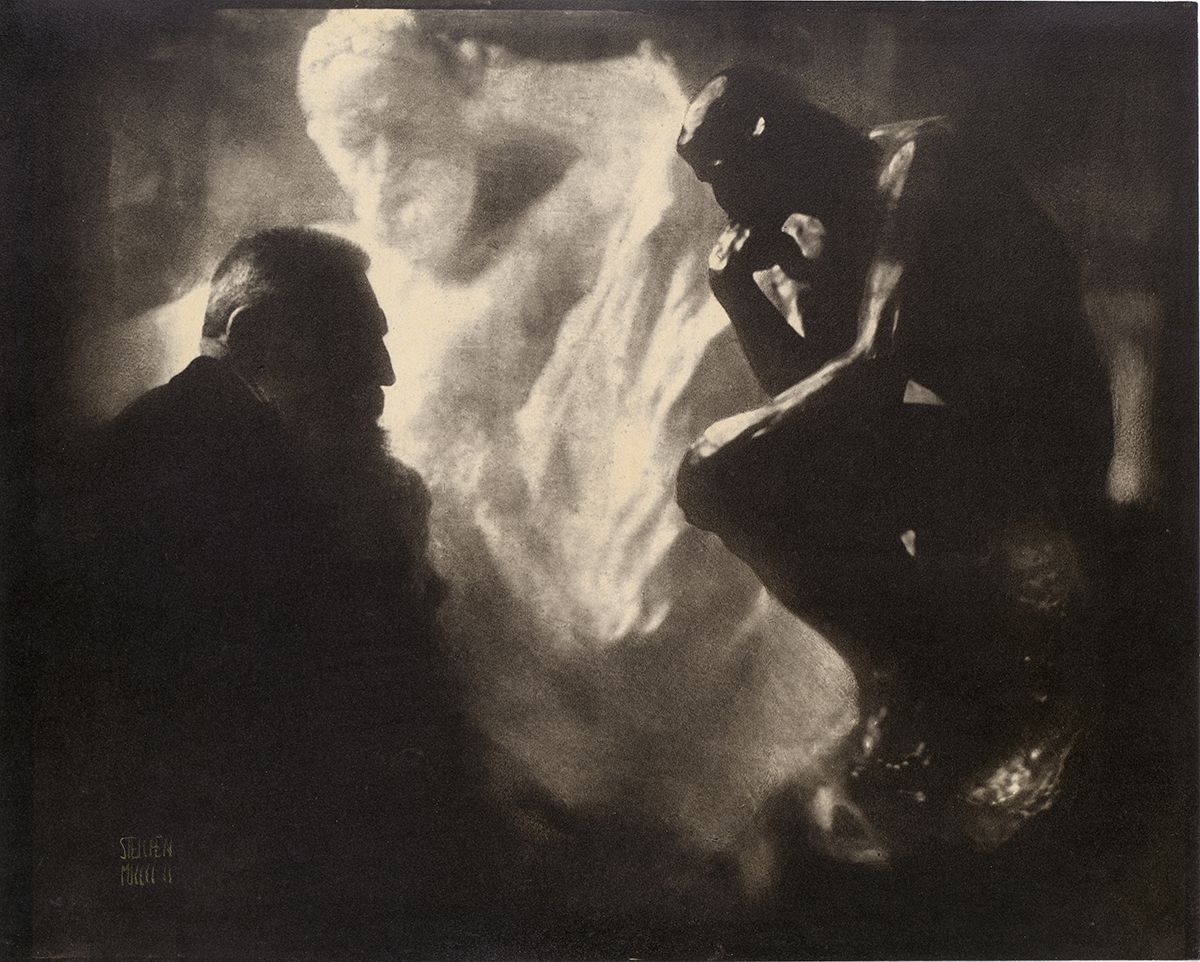 Edward J. Steichen, Rodin—The Thinker (1902) 2017 The Estate of Edward Steichen / Artists Rights Society (ARS), New York