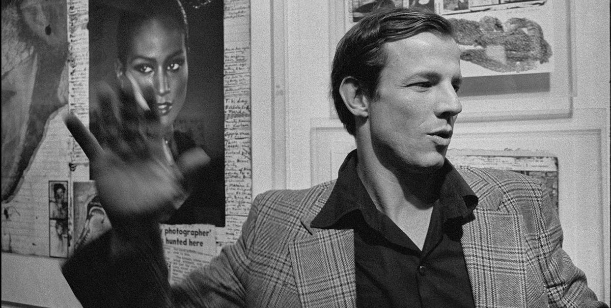 Peter Beard at the opening of an exhibition of his work at the International Center of Photography, New York, in November 1977 Chuck Fishman/Getty Images