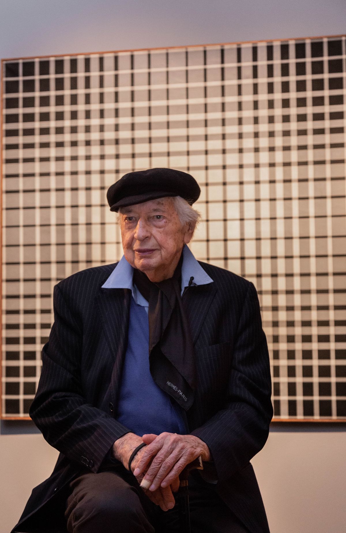 Julio Le Parc in 2019 Courtesy Museo Nacional de Bellas Artes, Buenos Aires