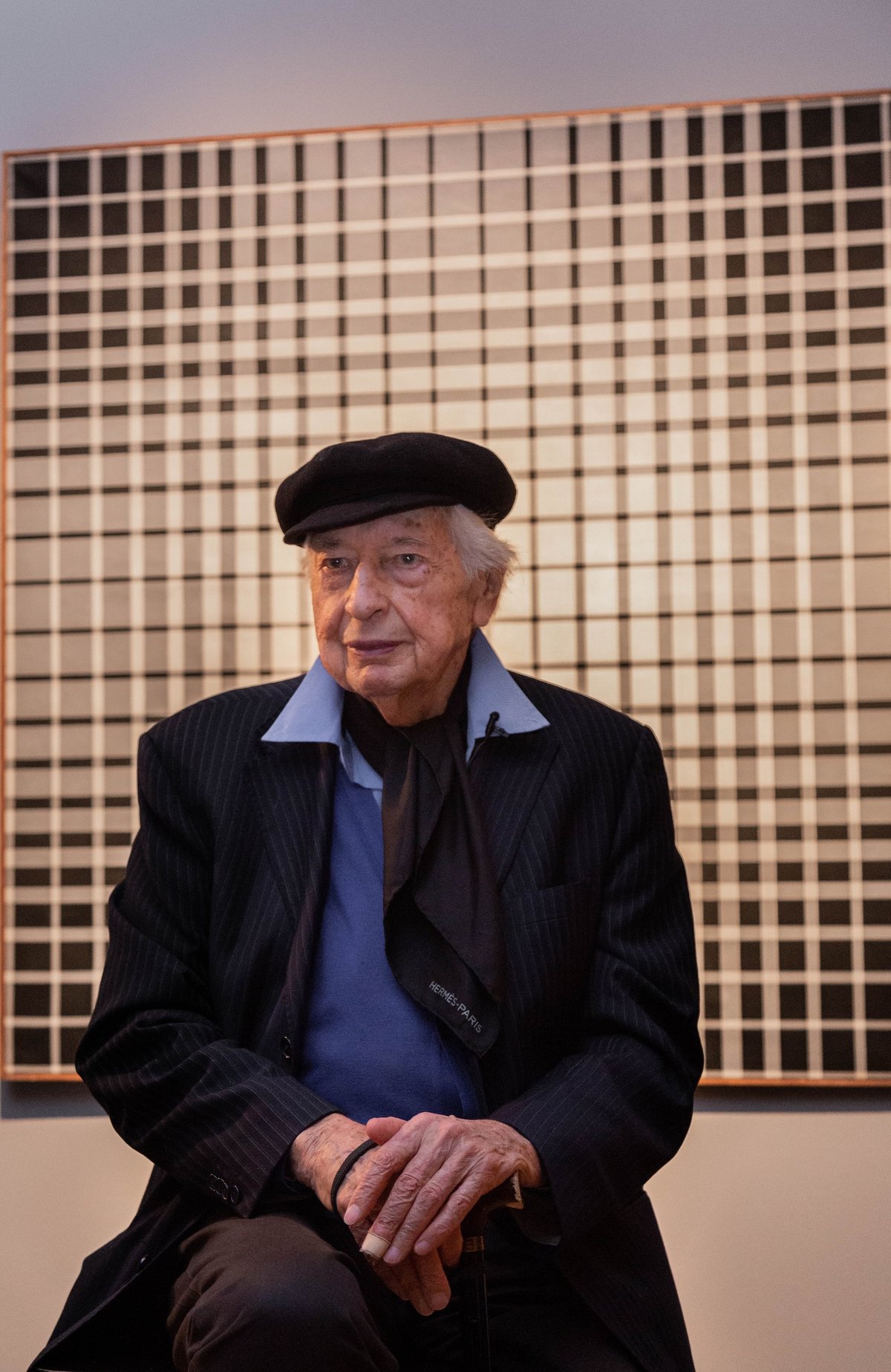 Julio Le Parc in 2019 Courtesy Museo Nacional de Bellas Artes, Buenos Aires